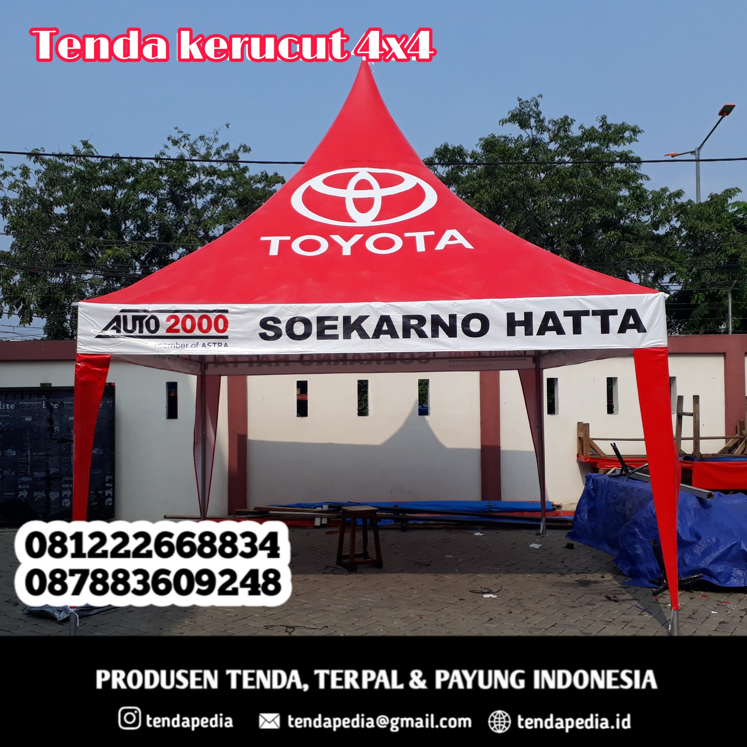 Read more about the article Tenda Kerucut 4×4 branding