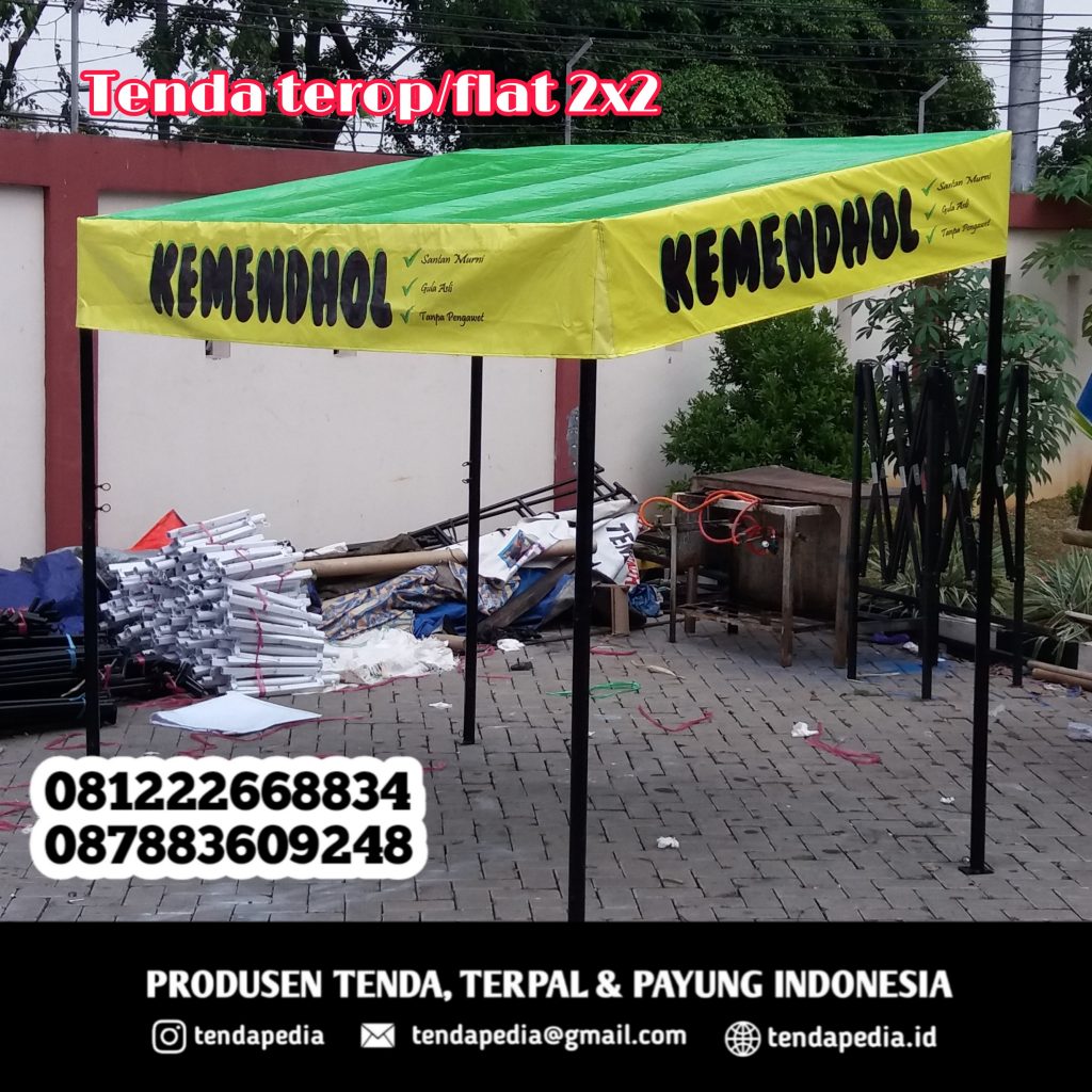 Tenda flat datar